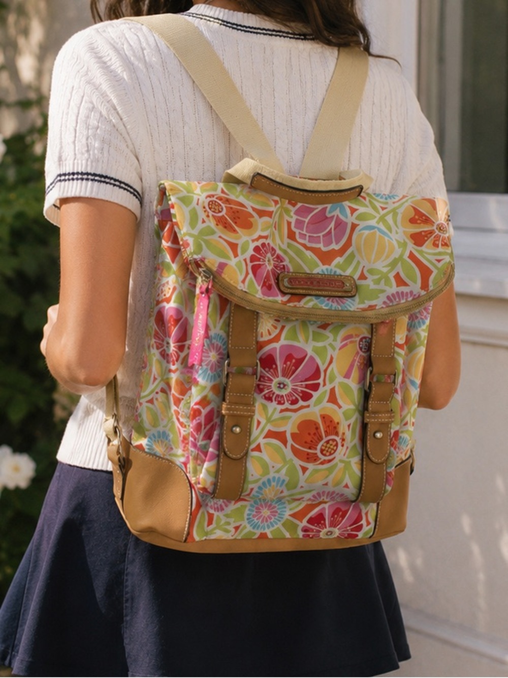 🌼🌷Lily Bloom Floral Mini Backpack NWOT
